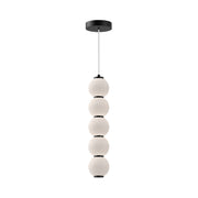 Alora - PD531515MBOP-UNV - LED Pendant - Bijou - Matte Black/Opal Matte Glass