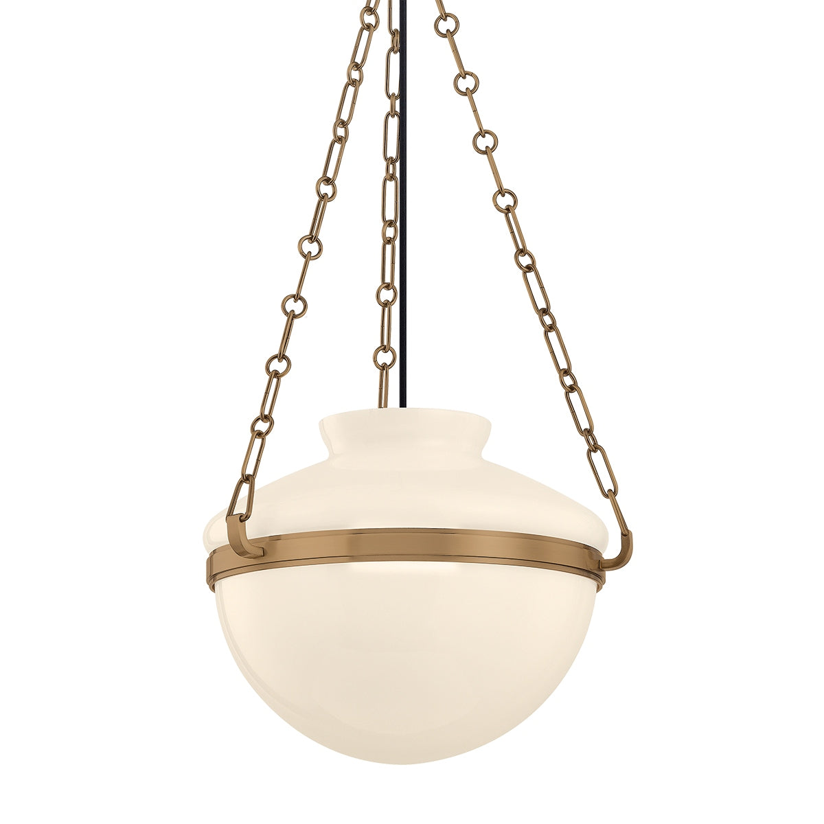Troy Lighting - F5116-PBR - One Light Pendant - Paradigm - Patina Brass