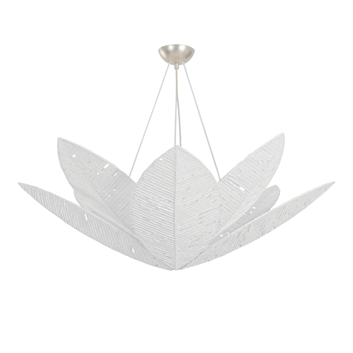 Corbett Lighting - 561-40-WSL - Eight Light Chandelier - Azores - Warm Silver Leaf