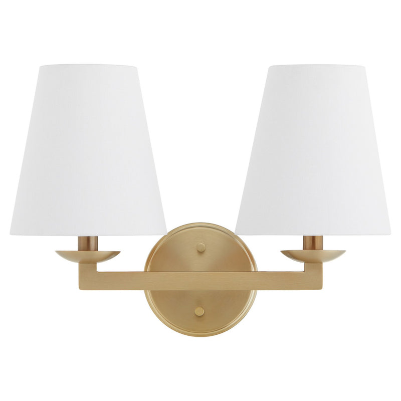 Quorum - 5562-2-80 - Wall Mount - Karnes - Aged Brass
