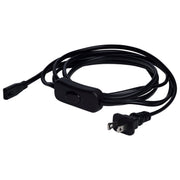 Nuvo Lighting - 63-461 - 8Ft Line Switch & Power Cord - Black