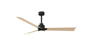 Matthews Fan Company - AKLK-BK-LM-56 - 56" Ceiling Fan - Alessandra - LK - Matte Black