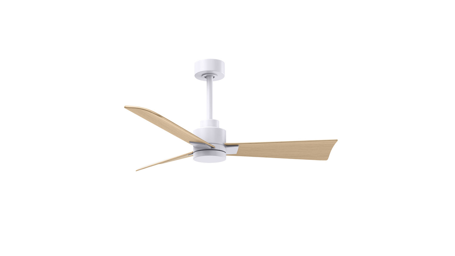 Matthews Fan Company - AK-MWH-LM-42 - 42" Ceiling Fan - Alessandra - Matte White