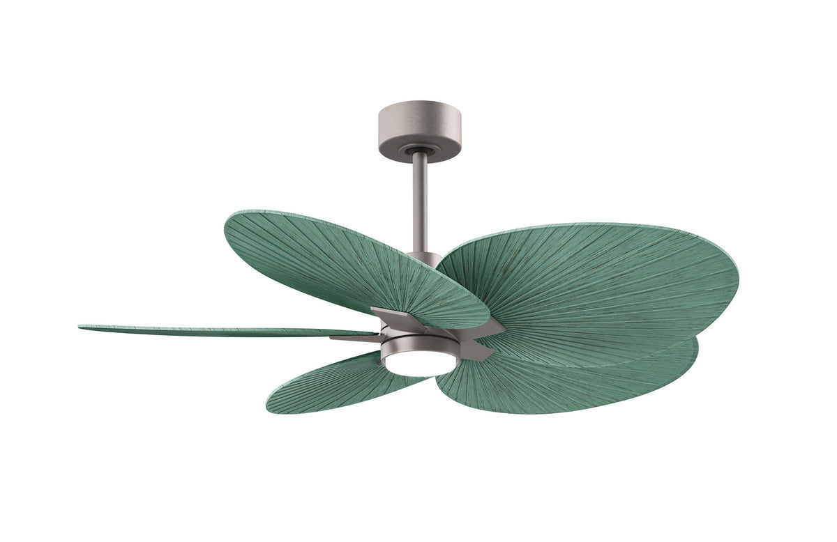 Matthews Fan Company - AKTPLK-MWH-PL - Five Blade Ceiling Fan - Alessandra Tropical - LK - Matte White