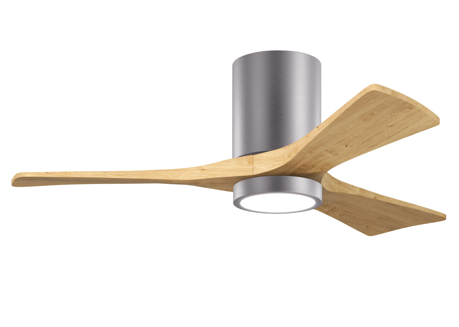 Matthews Fan Company - IR3HLK-BP-LM-42 - 42" Ceiling Fan - Irene-3HLK - Brushed Pewter