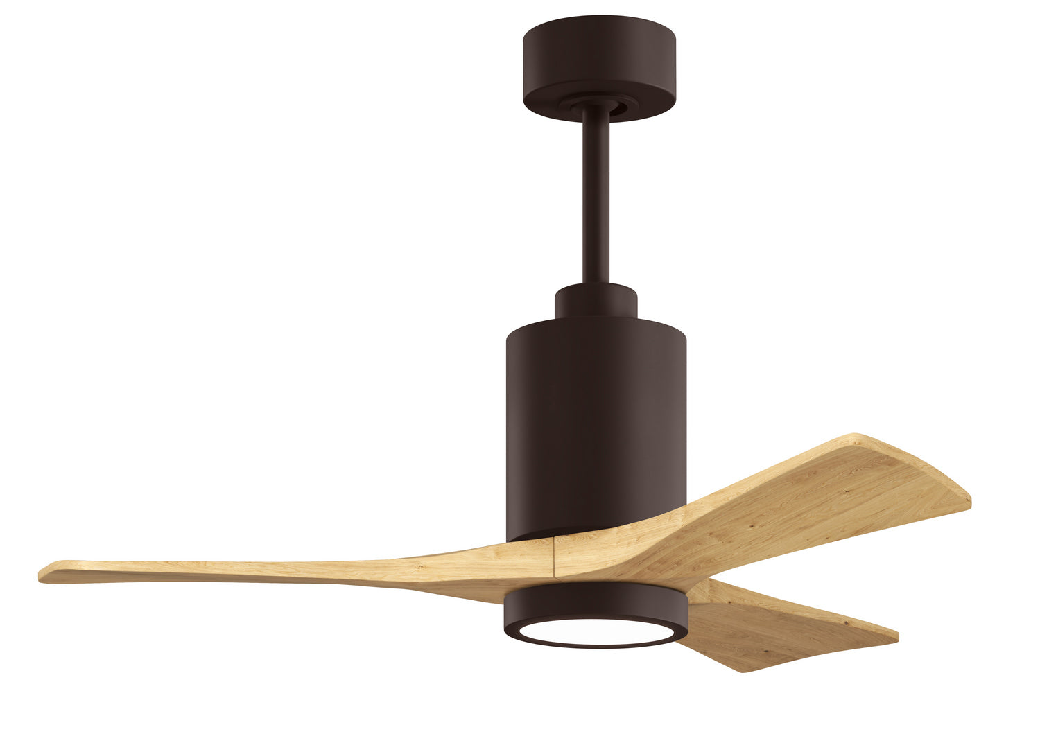 Matthews Fan Company - PA3-TB-LM-42 - 42" Ceiling Fan - Patricia-3 - Textured Bronze