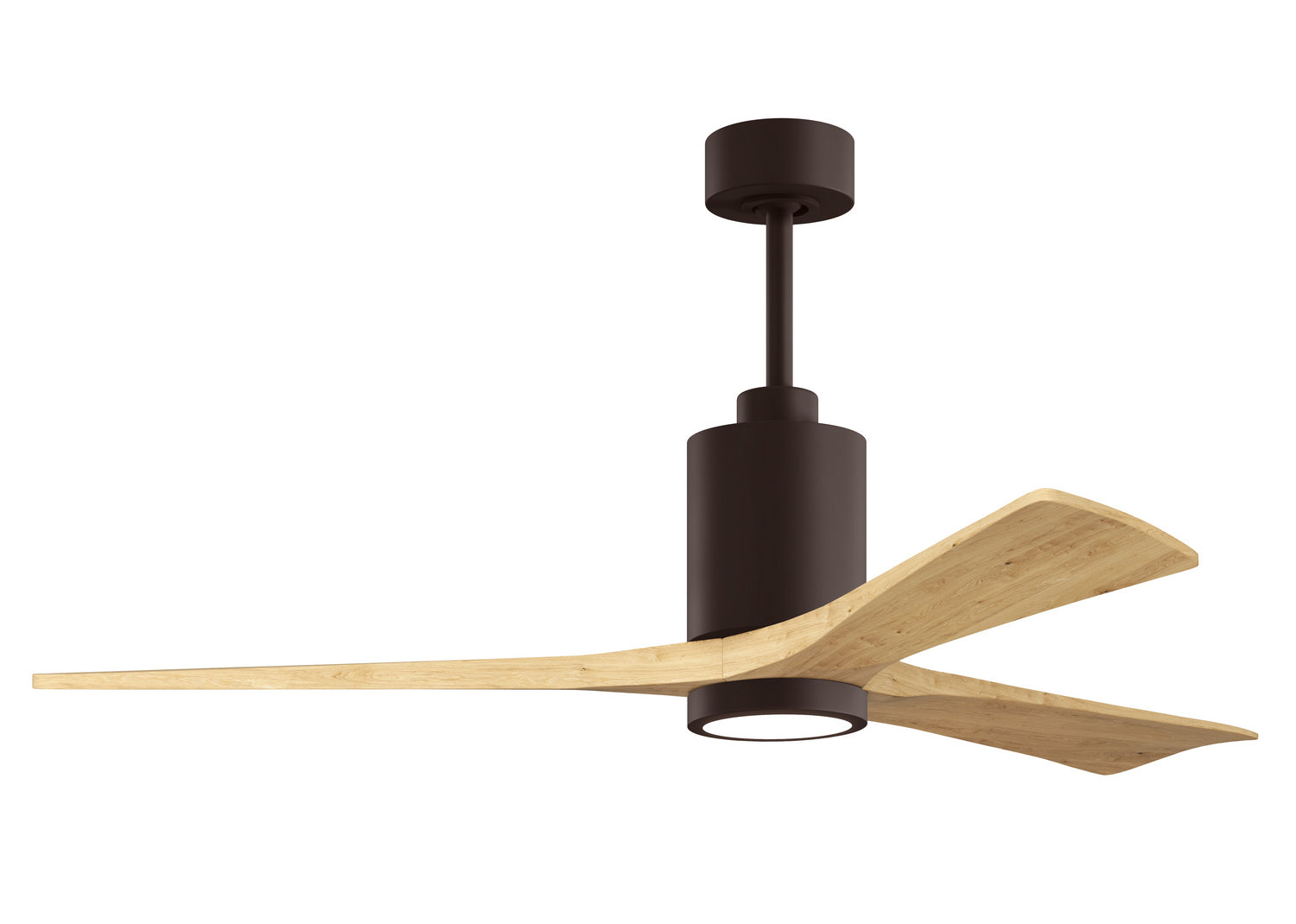 Matthews Fan Company - PA3-TB-LM-60 - 60" Ceiling Fan - Patricia-3 - Textured Bronze