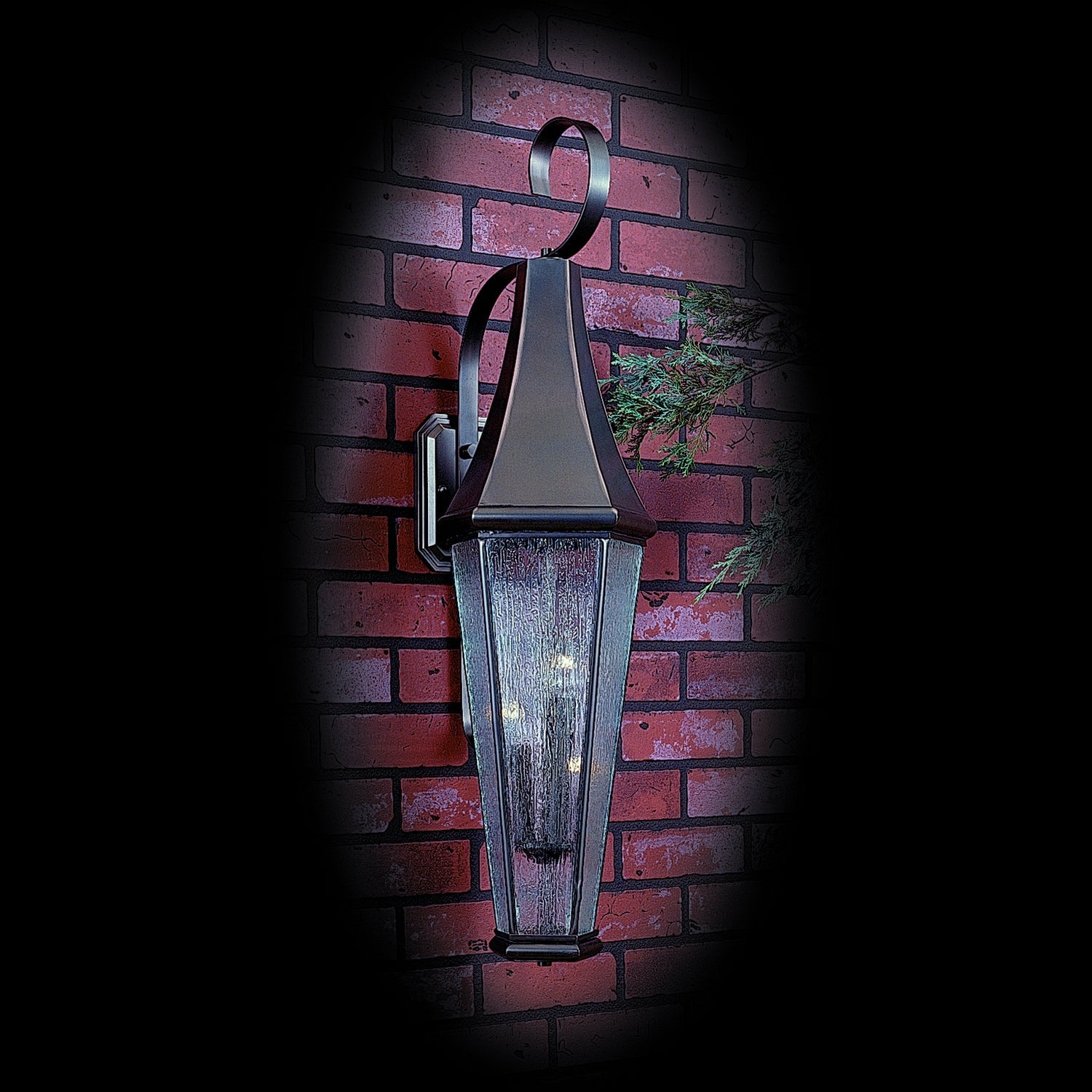 Framburg - 8925 SBR - Three Light Exterior Wall Mount - Le Havre - Siena Bronze