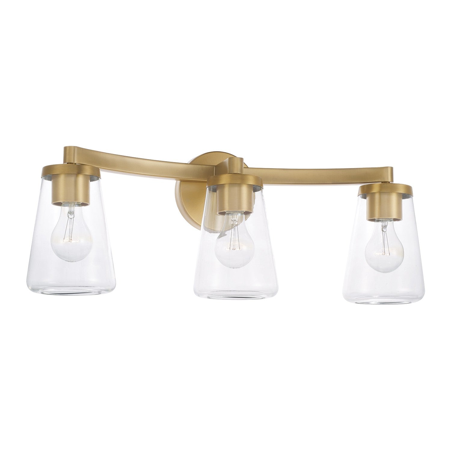 Capital Lighting - 161931AD-664 - Three Light Vanity - Aaron - Aged Brass