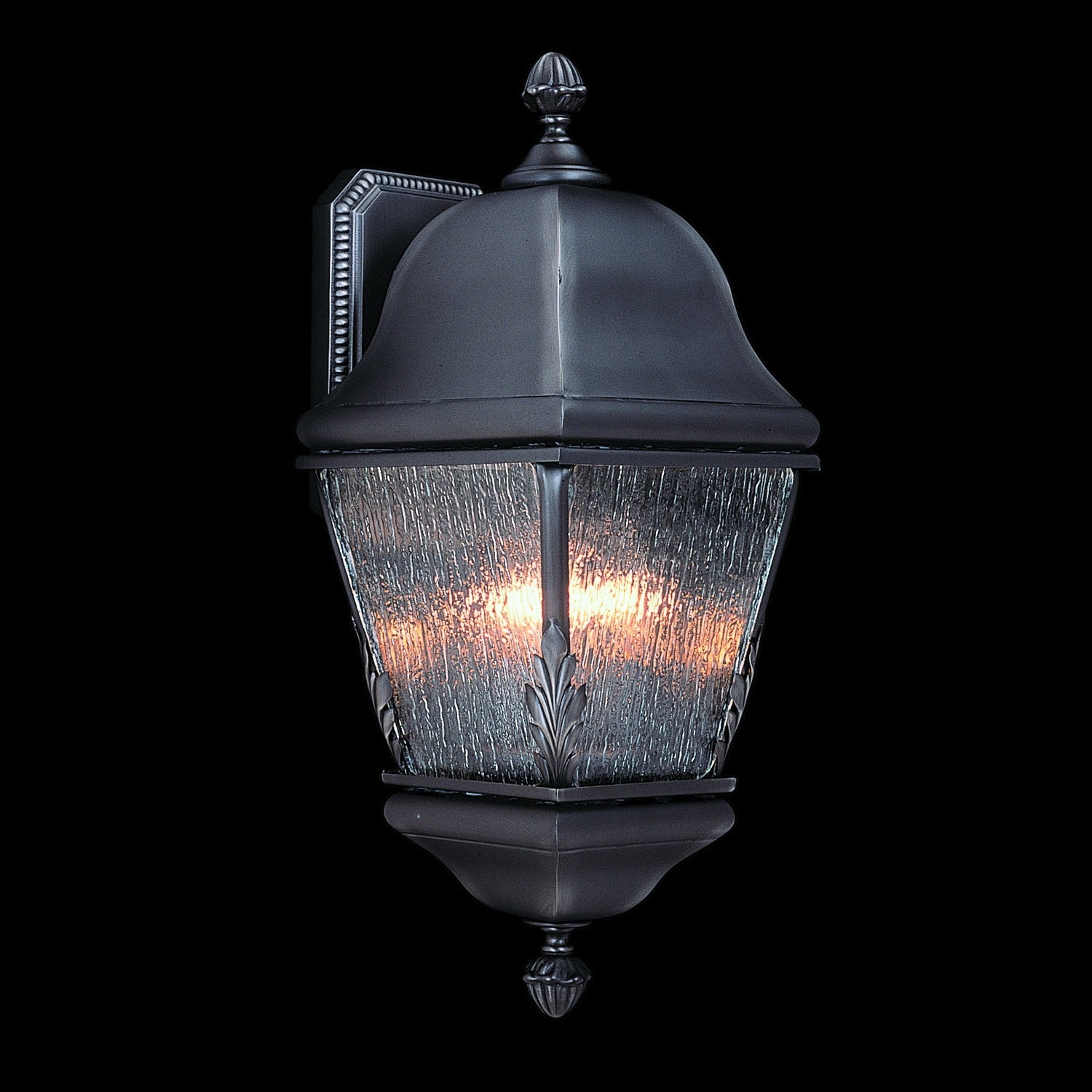 Framburg - 9585 IRON - Three Light Exterior Wall Mount - Coeur De Lion - Iron