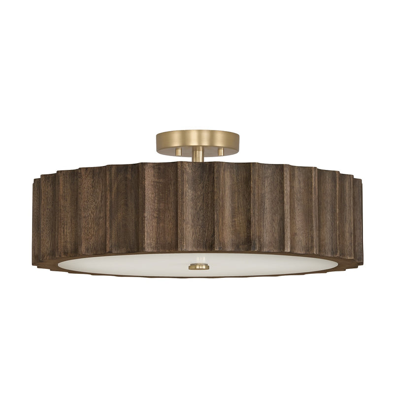 Capital Lighting - 257641MA - Four Light Semi Flush Mount - Cody - Matte Brass