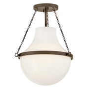 Hinkley - 46891HZ - LED Semi-Flush Mount - Collins - Heritage Bronze