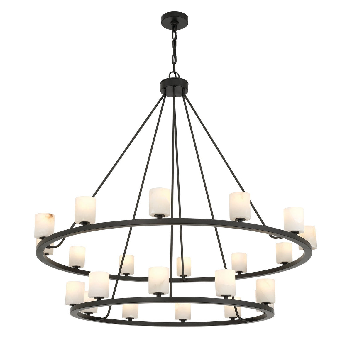 Crystorama - ARA-10268-MK-ST - LED Chandelier - Aragon - Matte Black