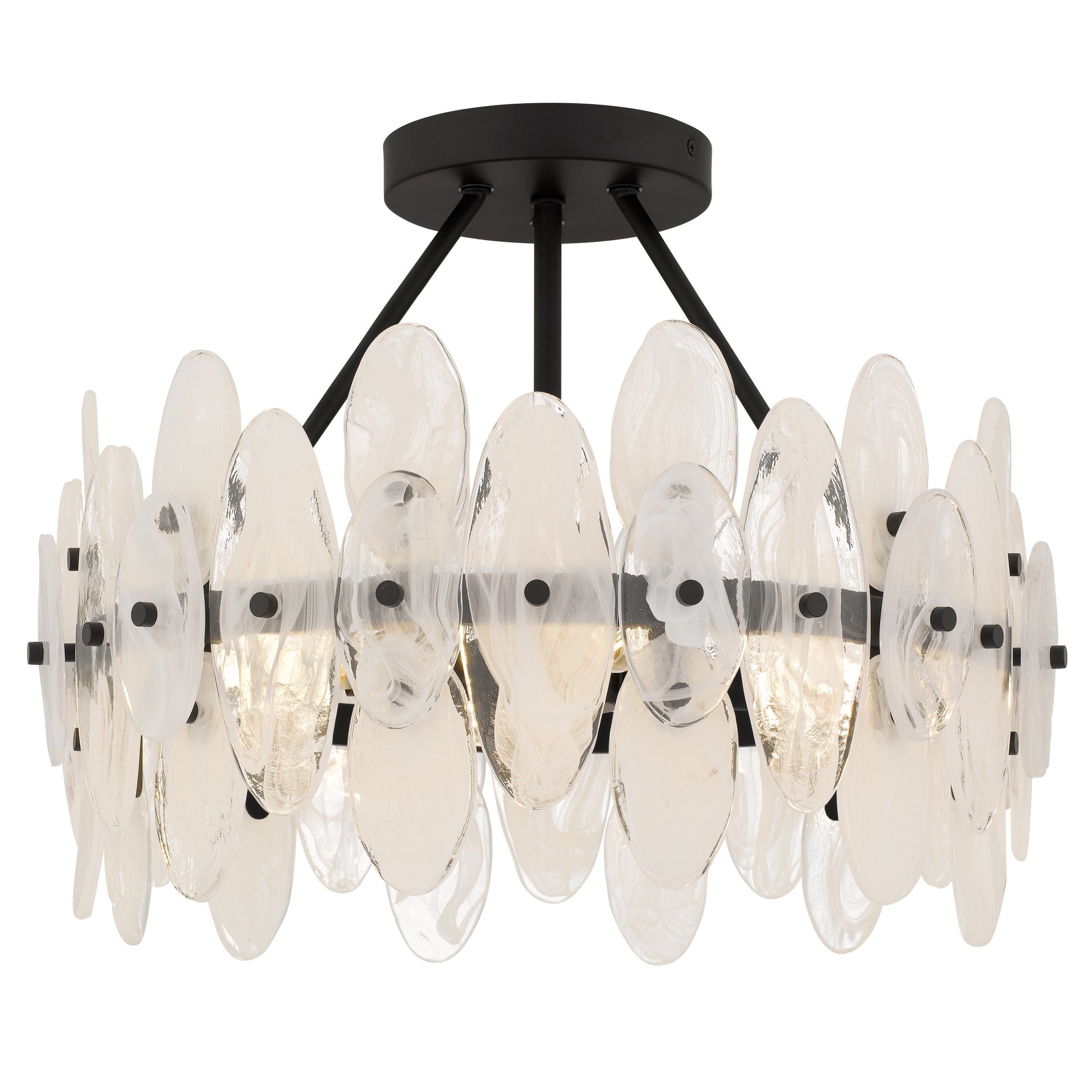 Quoizel - ABI1718MBK - Four Light Semi-Flush Mount - Abigail - Matte Black