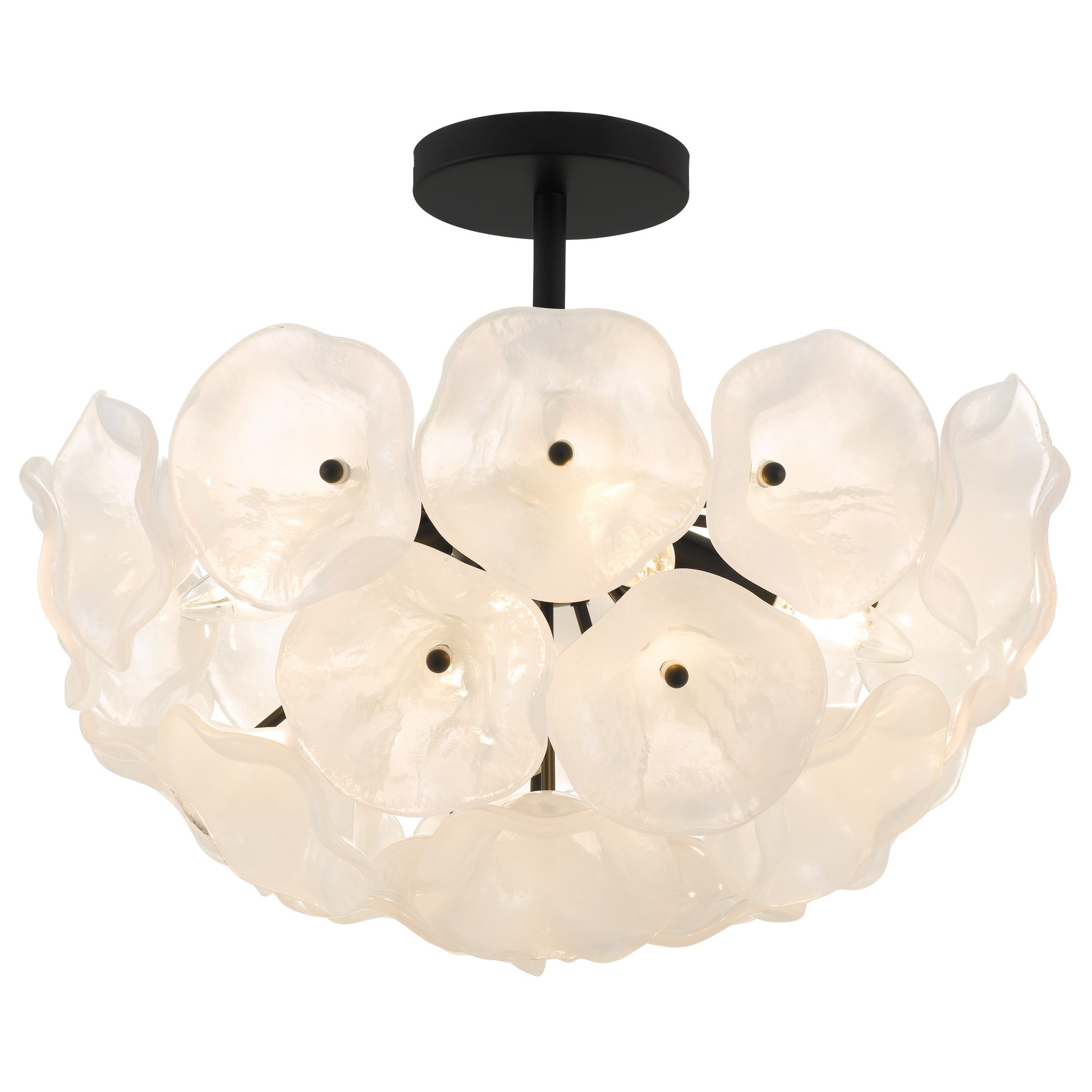 Quoizel - AUD1718MBK - Four Light Semi-Flush Mount - Audrey - Matte Black