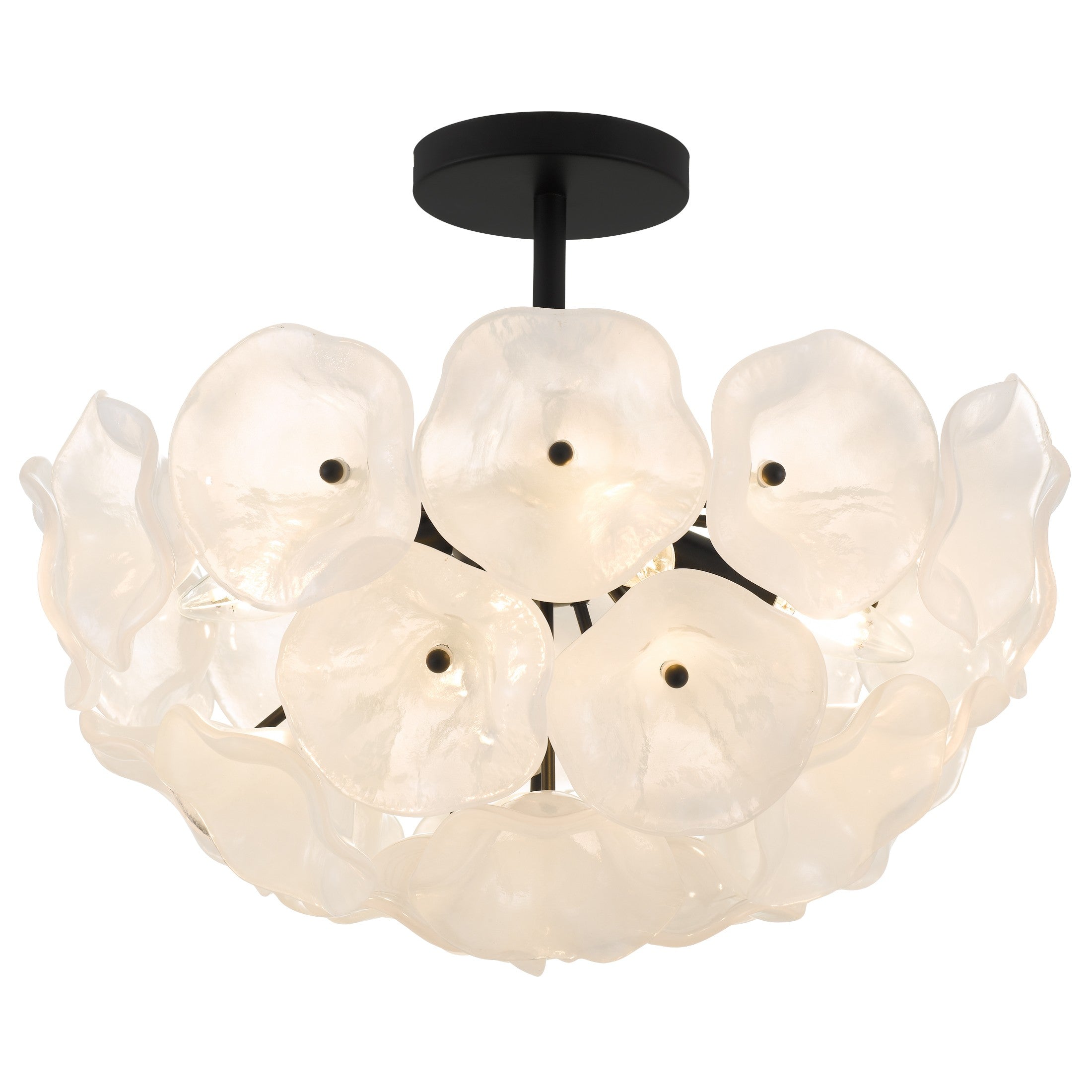 Quoizel - AUD1718MBK - Four Light Semi-Flush Mount - Audrey - Matte Black