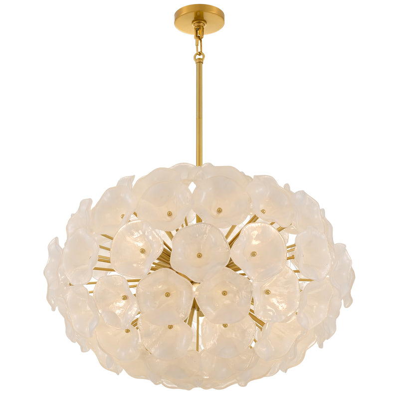 Quoizel - AUD2828BRG - Eight Light Pendant - Audrey - Brushed Gold