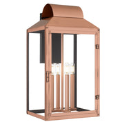 Quoizel - BER8412AC - Four Light Outdoor Wall Lantern - Beryn - Aged Copper