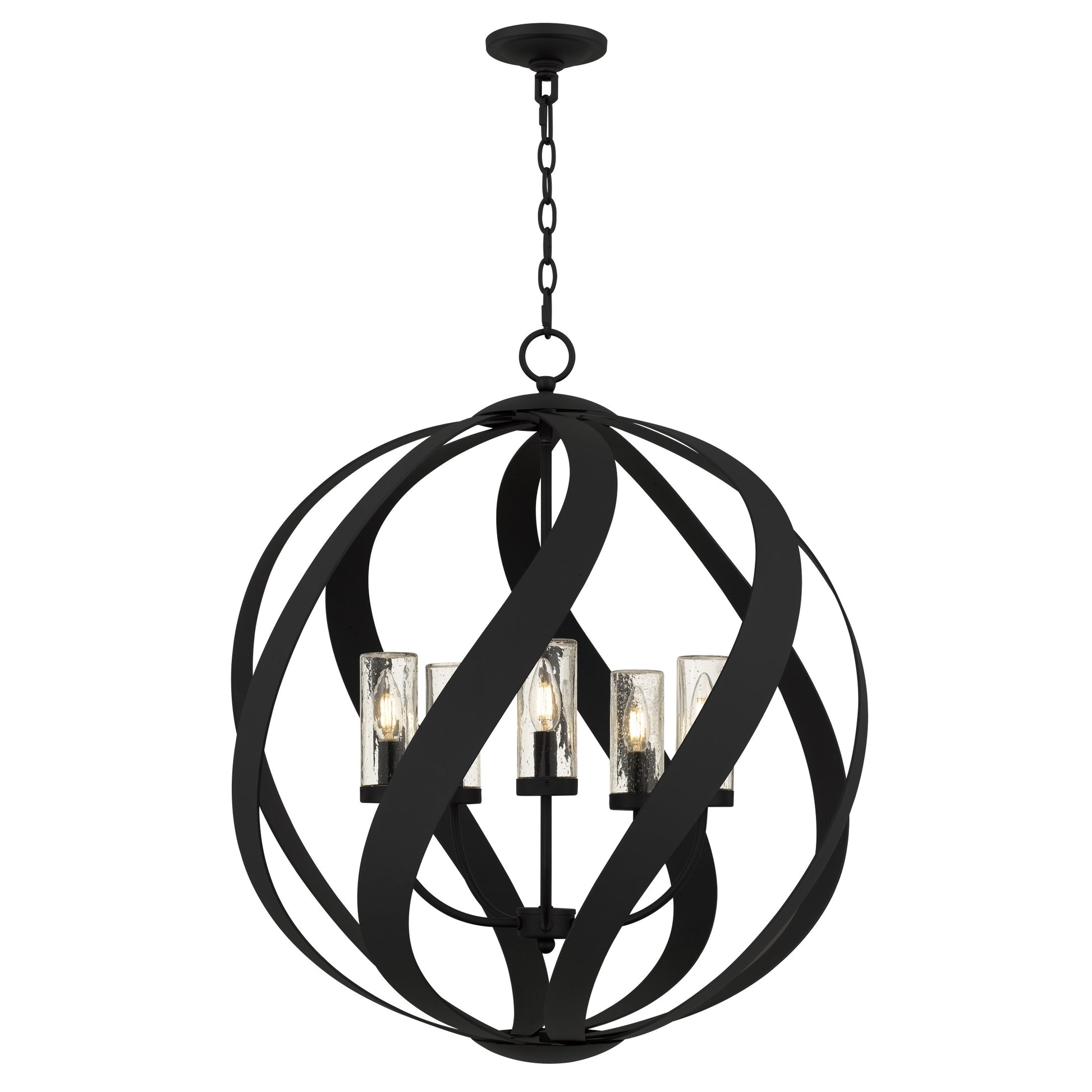 Quoizel - BMS2826EK - Five Light Pendant - Blacksmith - Earth Black
