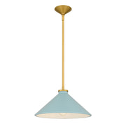 Quoizel - BRADB1814BRG - One Light Pendant - Bradbury - Brushed Gold