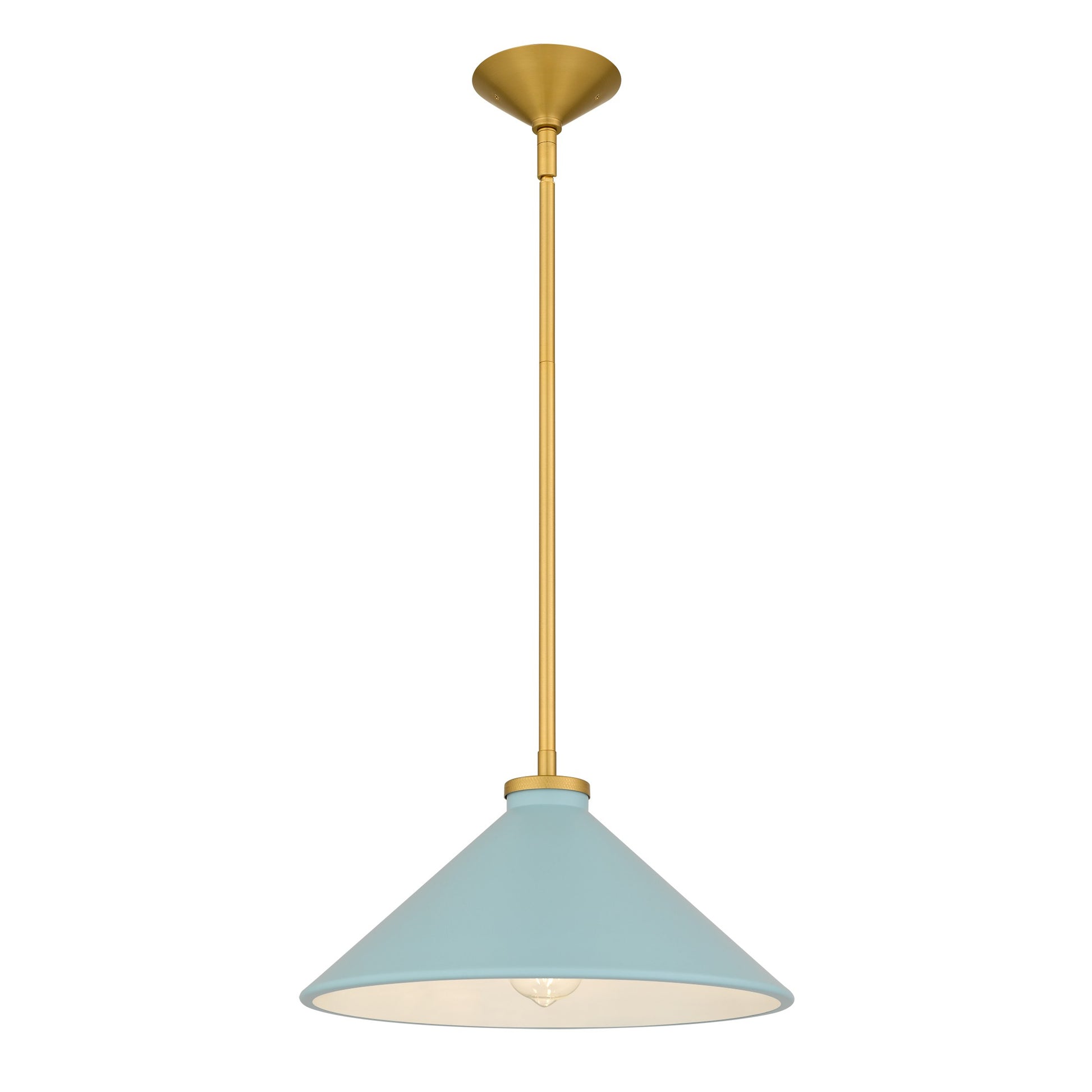 Quoizel - BRADB1814BRG - One Light Pendant - Bradbury - Brushed Gold
