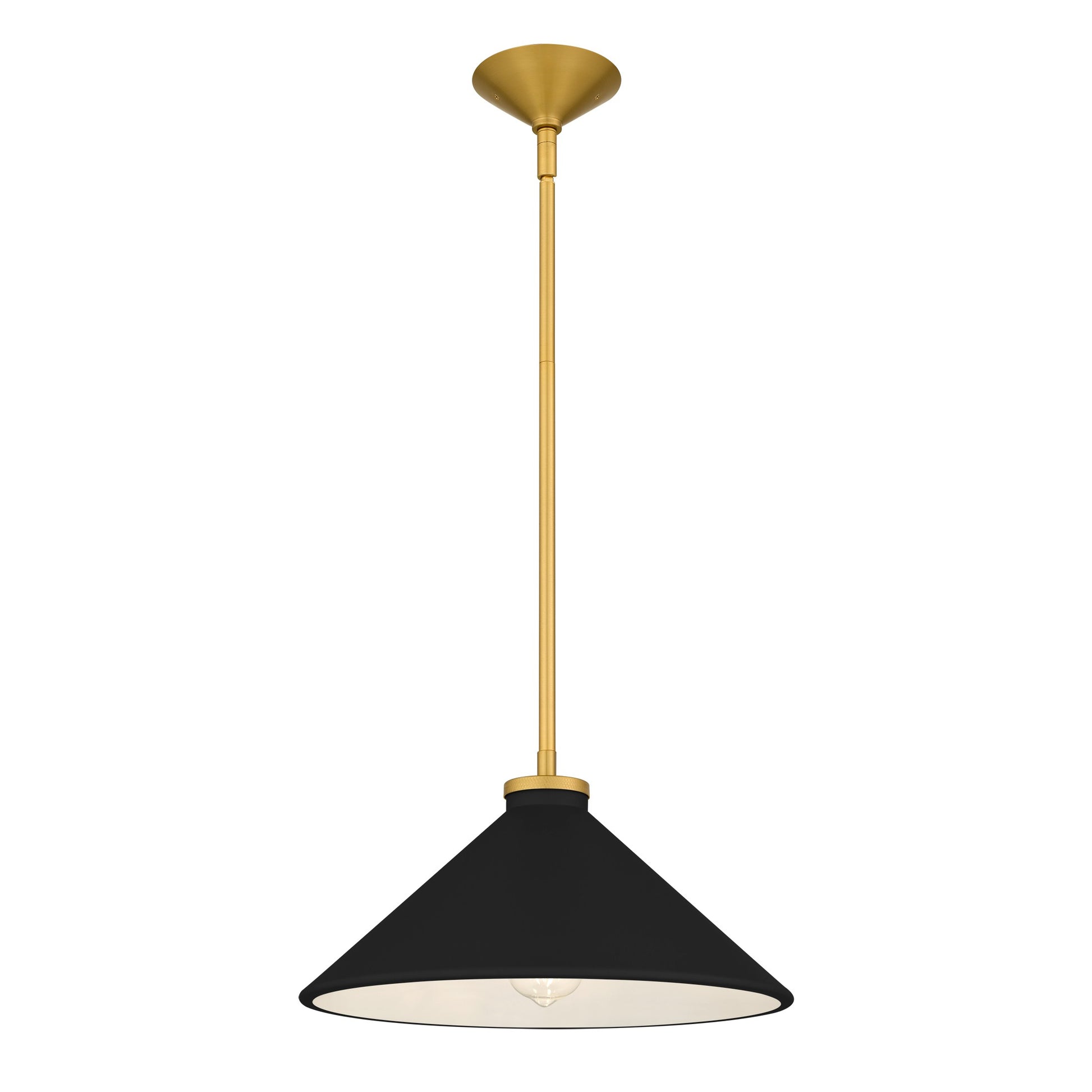 Quoizel - BRADK1814BRG - One Light Pendant - Bradbury - Brushed Gold