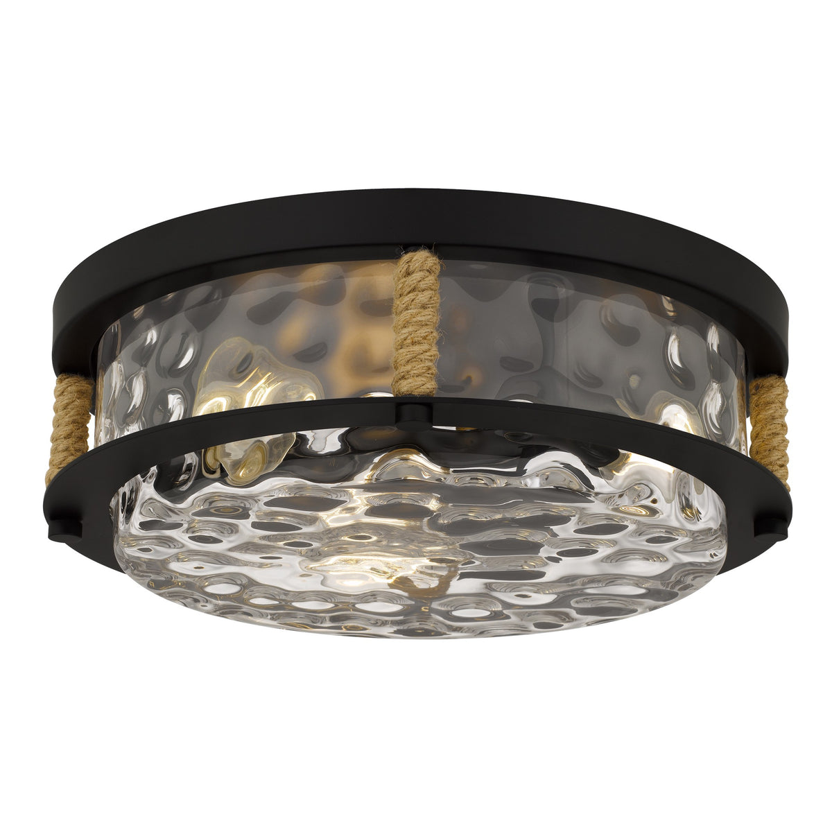 Quoizel - BTC1616MBK - Three Light Flush Mount - Baltic - Matte Black