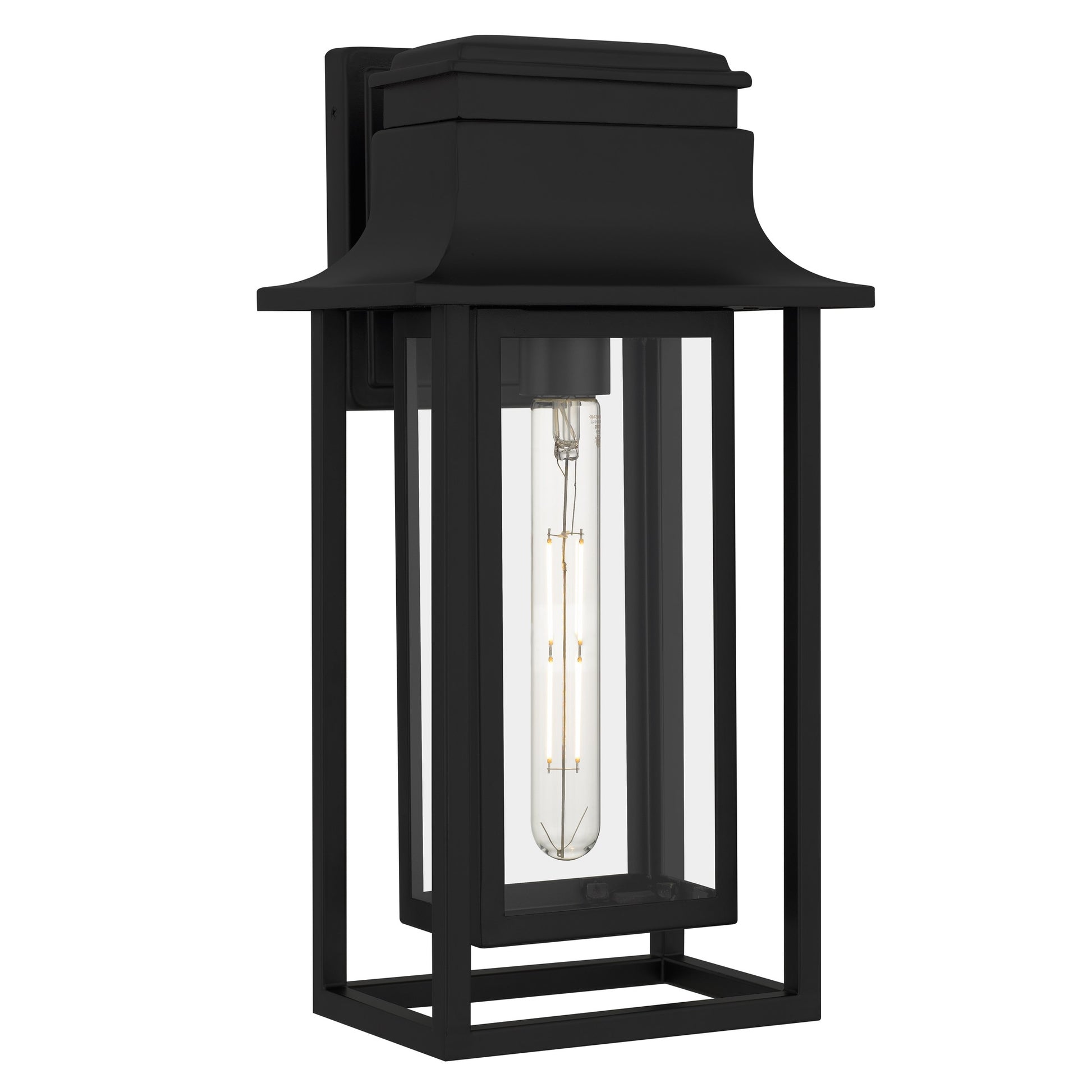 Quoizel - GARN8408MBK - One Light Outdoor Wall Lantern - Garner - Matte Black