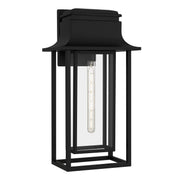 Quoizel - GARN8412MBK - One Light Outdoor Wall Lantern - Garner - Matte Black