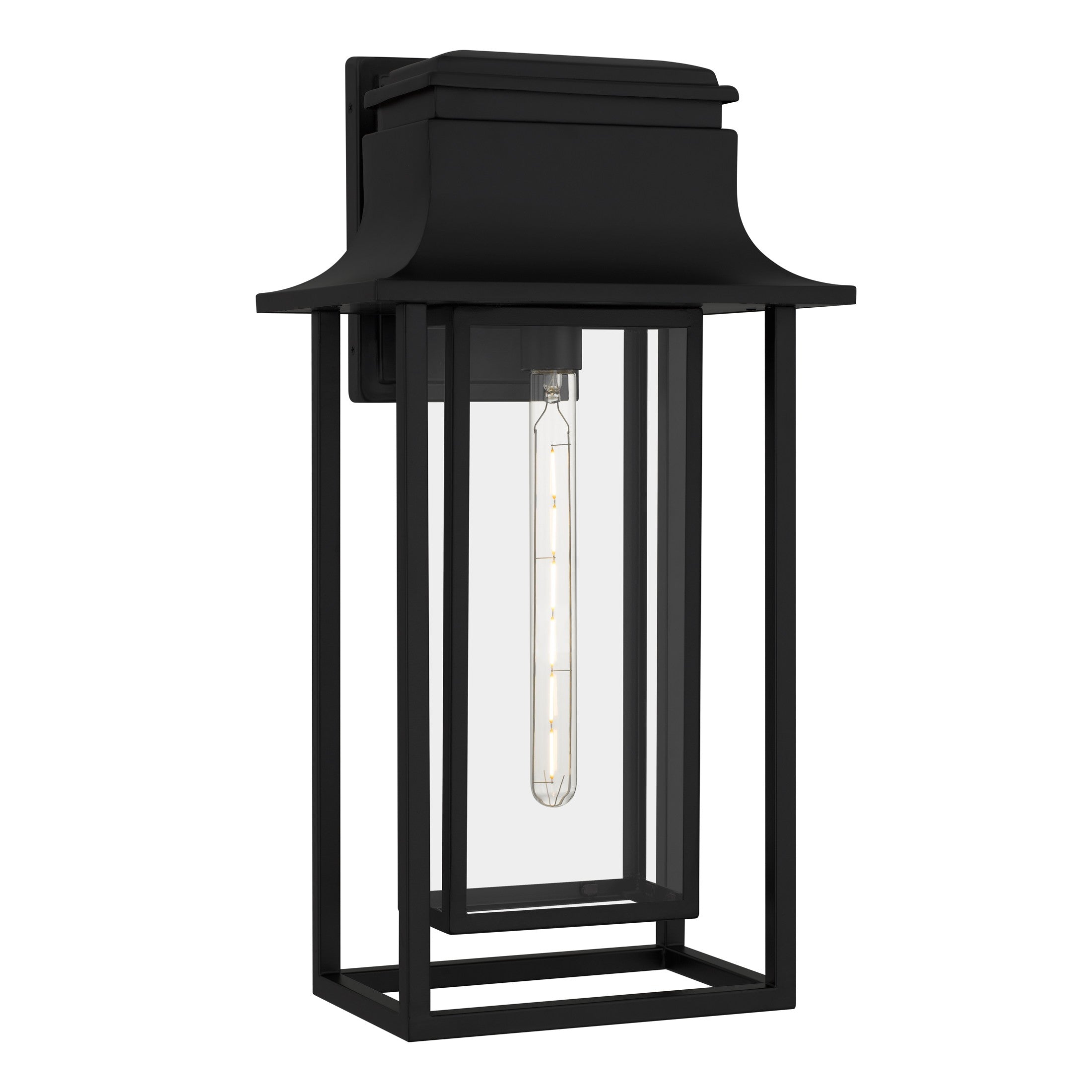 Quoizel - GARN8412MBK - One Light Outdoor Wall Lantern - Garner - Matte Black