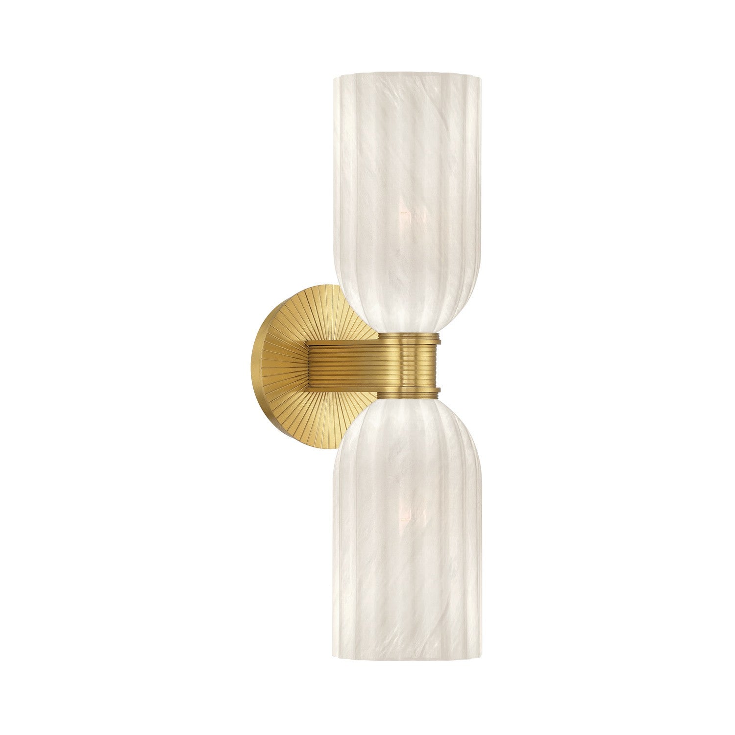 Crystorama - LOT-712-LG - Two Light Wall Sconce - Lotus - Luxe Gold