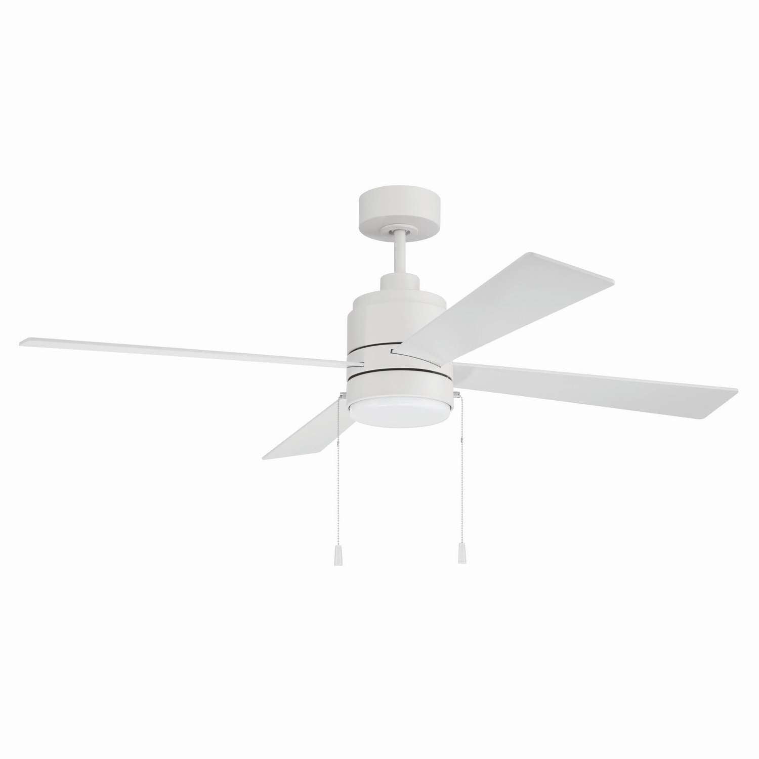 Craftmade - EMCY52W4-PC - 52" Ceiling Fan - Energy Star McCoy 52" 4 Blade Ceiling Fan - White