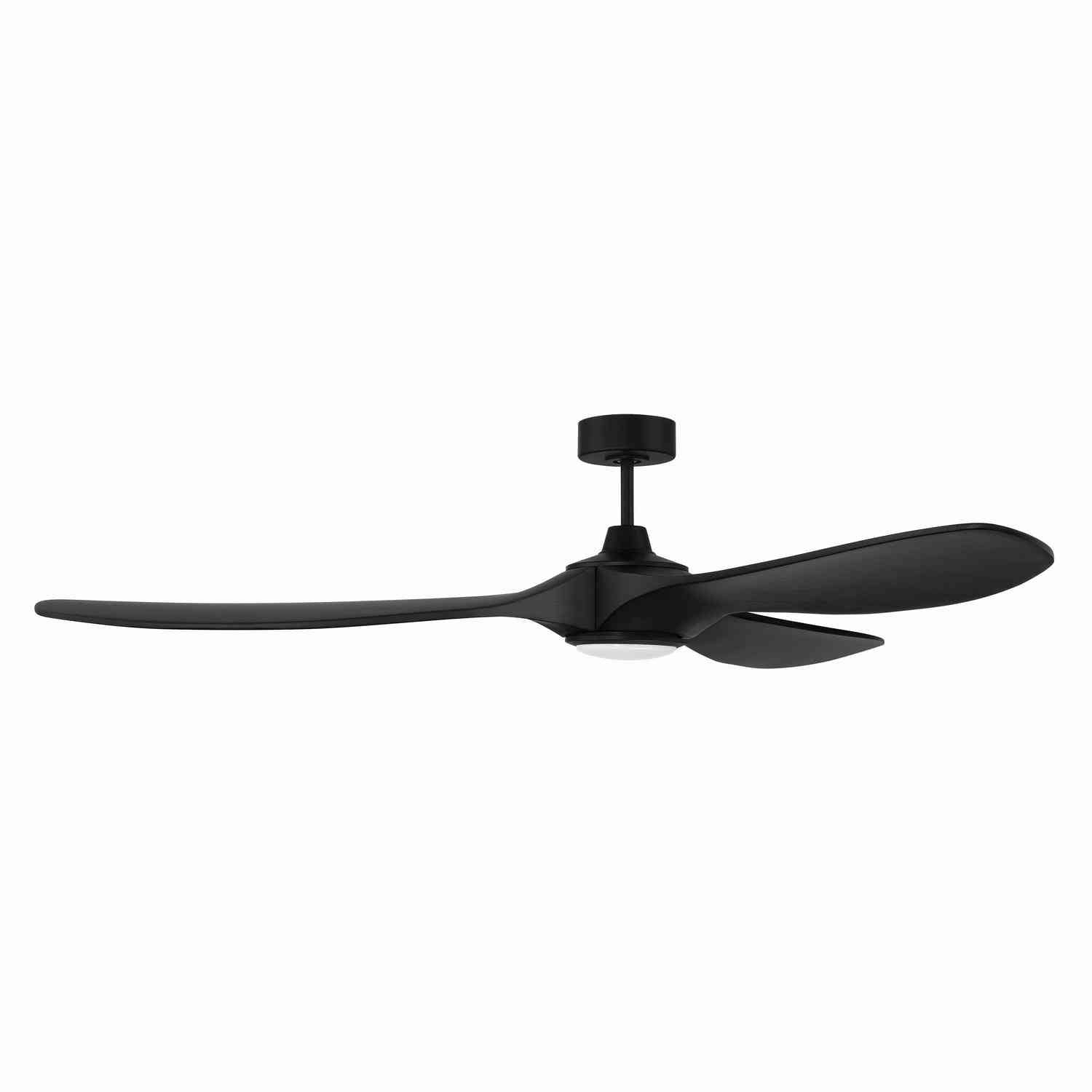 Craftmade - EVY72FB3-NWF - 72" Ceiling Fan - Envy 72" Ceiling Fan Damp Rated no Wifi - Flat Black