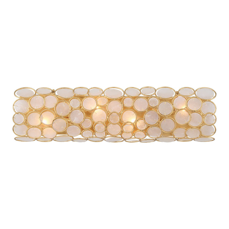 Crystorama - PAL-526-GA - Four Light Bath - Palla - Antique Gold
