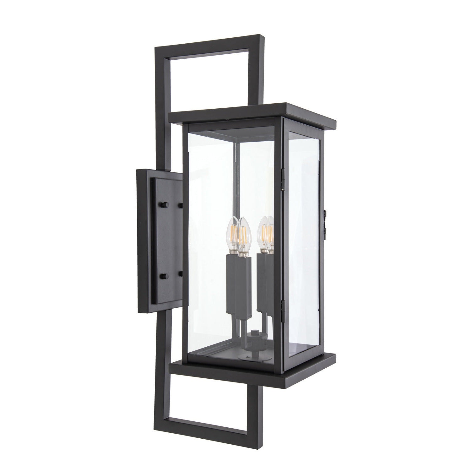 Craftmade - ZA8020-TB - Four Light Outdoor Wall Lantern - Jordan - Textured Black