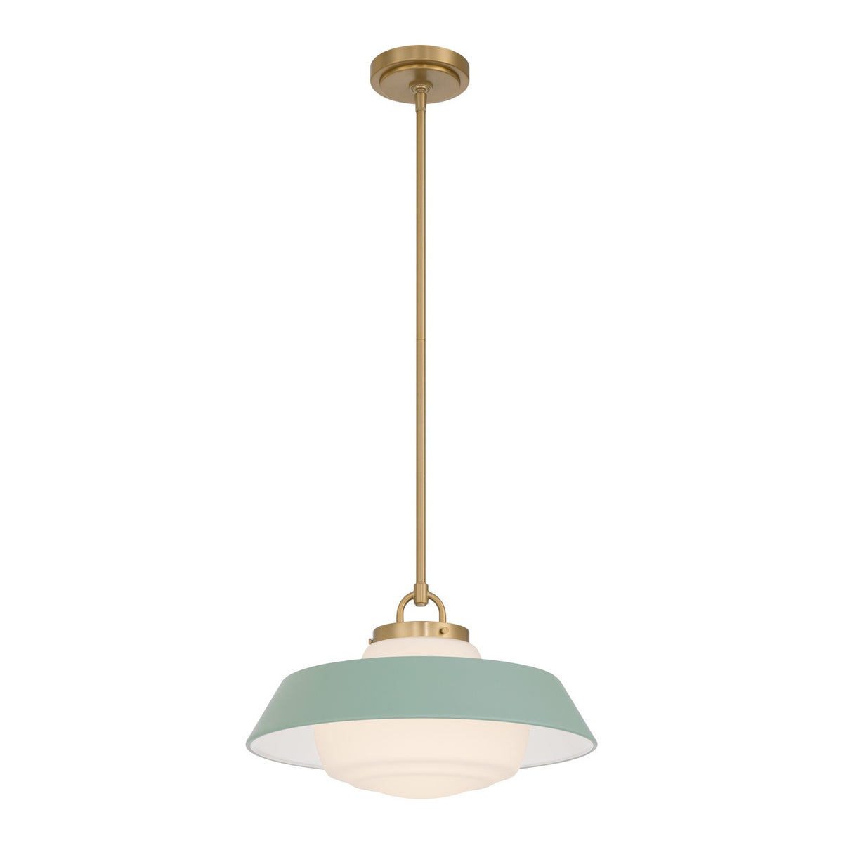 Crystorama - XAN-8006-VG-GR - One Light Pendant - Xander - Vibrant Gold