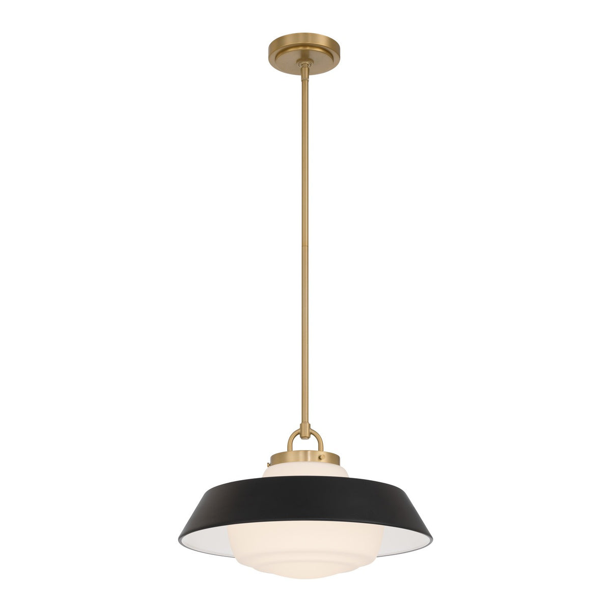 Crystorama - XAN-8006-VG-MK - One Light Pendant - Xander - Vibrant Gold