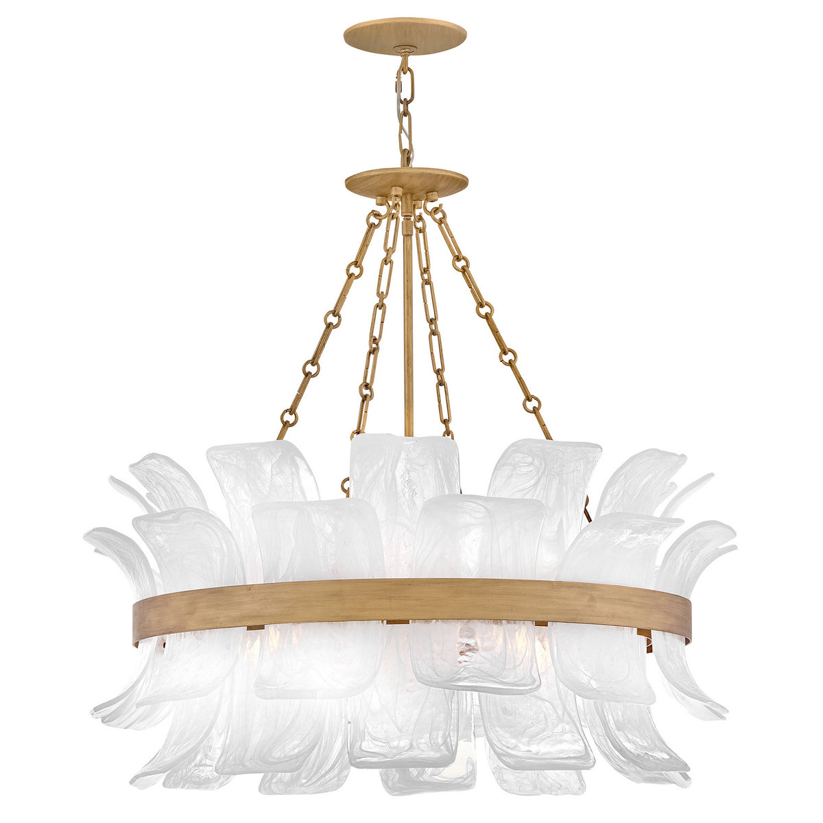 Fredrick Ramond - FR46914BNG - LED Chandelier - Fleur - Burnished Gold