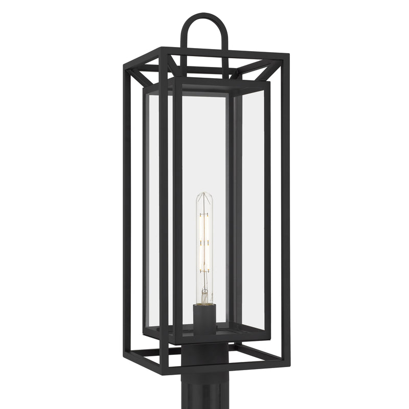 Quoizel - JAY9009MBK - One Light Outdoor Post Lantern - Jayce - Matte Black