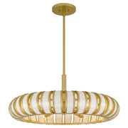 Quoizel - KNIG2830SGD - Six Light Pendant - Knight - Soft Gold