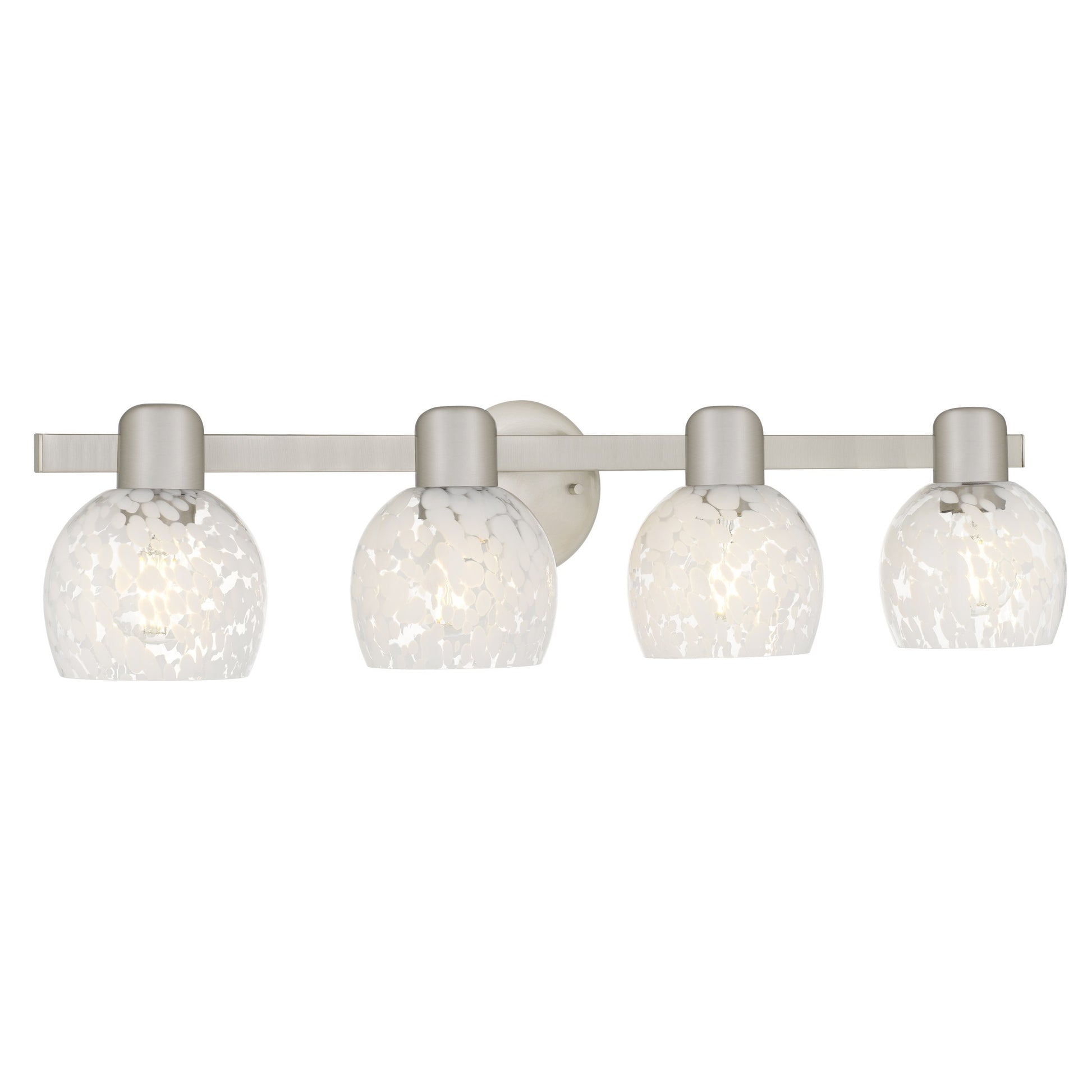 Quoizel - LAY8630BN - Four Light Vanity - Layton - Brushed Nickel
