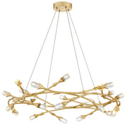 Quoizel - PCCOR2832GFL - LED Pendant - Cora - Gold Leaf