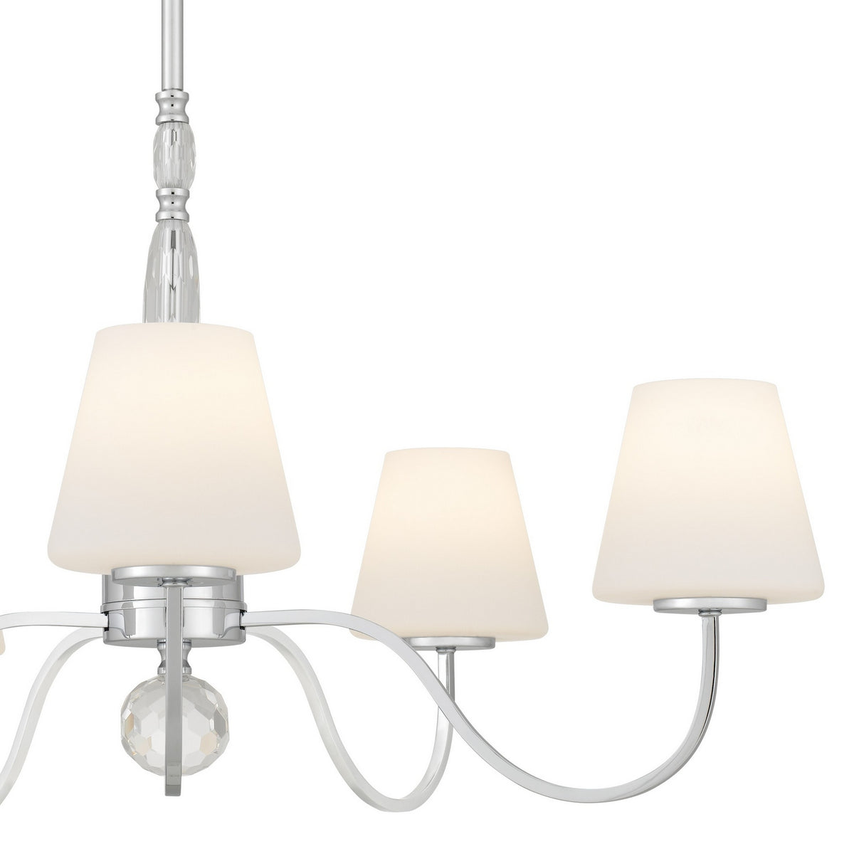 Quoizel - STON5035C - Five Light Chandelier - Stone - Polished Chrome