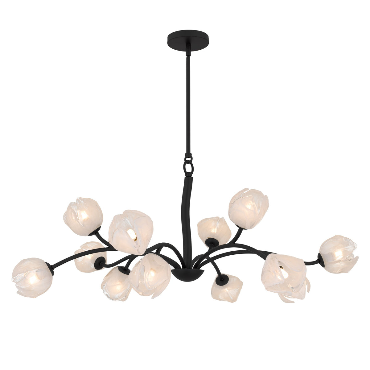 Quoizel - WALK5040MBK - 12 Light Chandelier - Walker - Matte Black