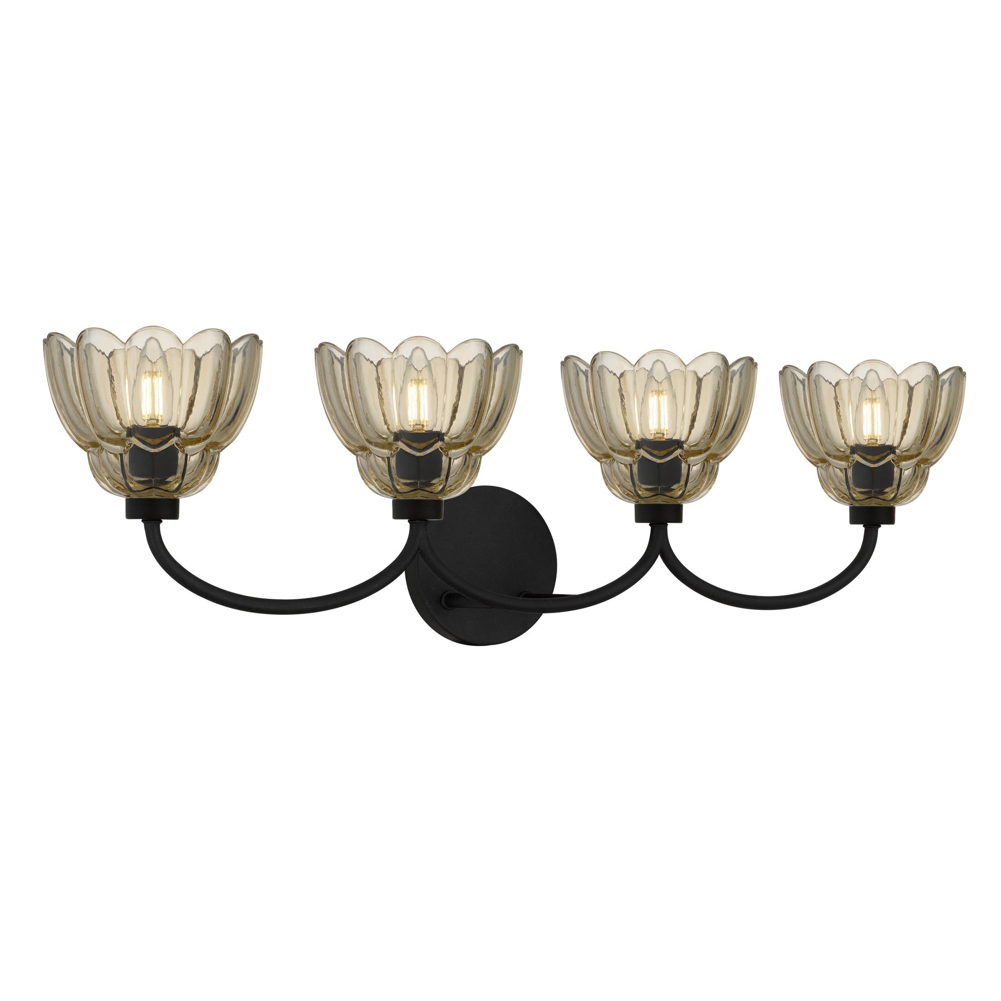 Quoizel - WHP8631MC - Four Light Vanity - Whitecap - Mottled Cocoa
