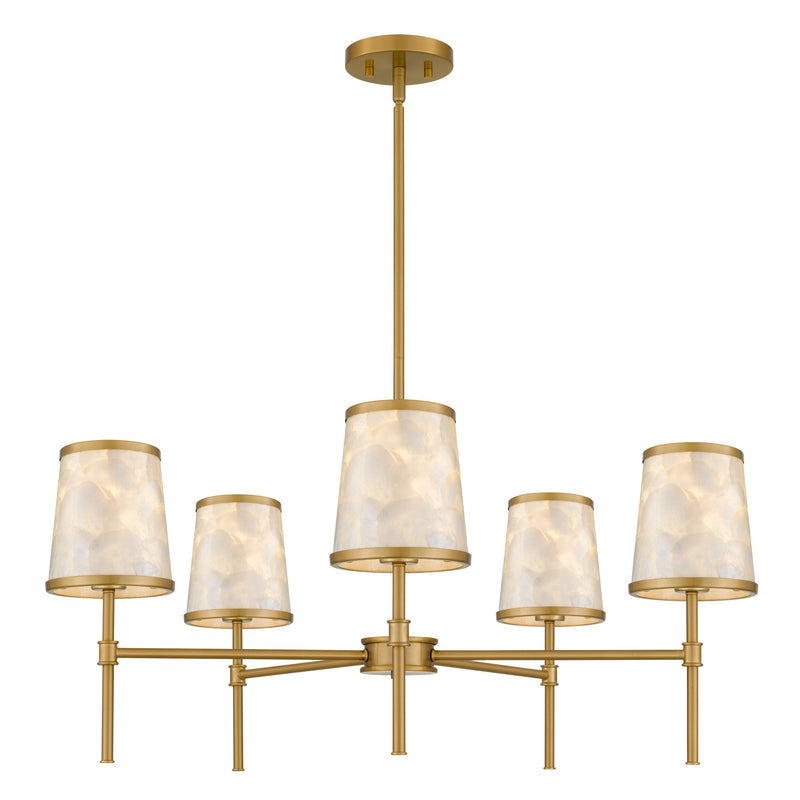 Quoizel - WIND5032BRG - Five Light Chandelier - Windley - Brushed Gold