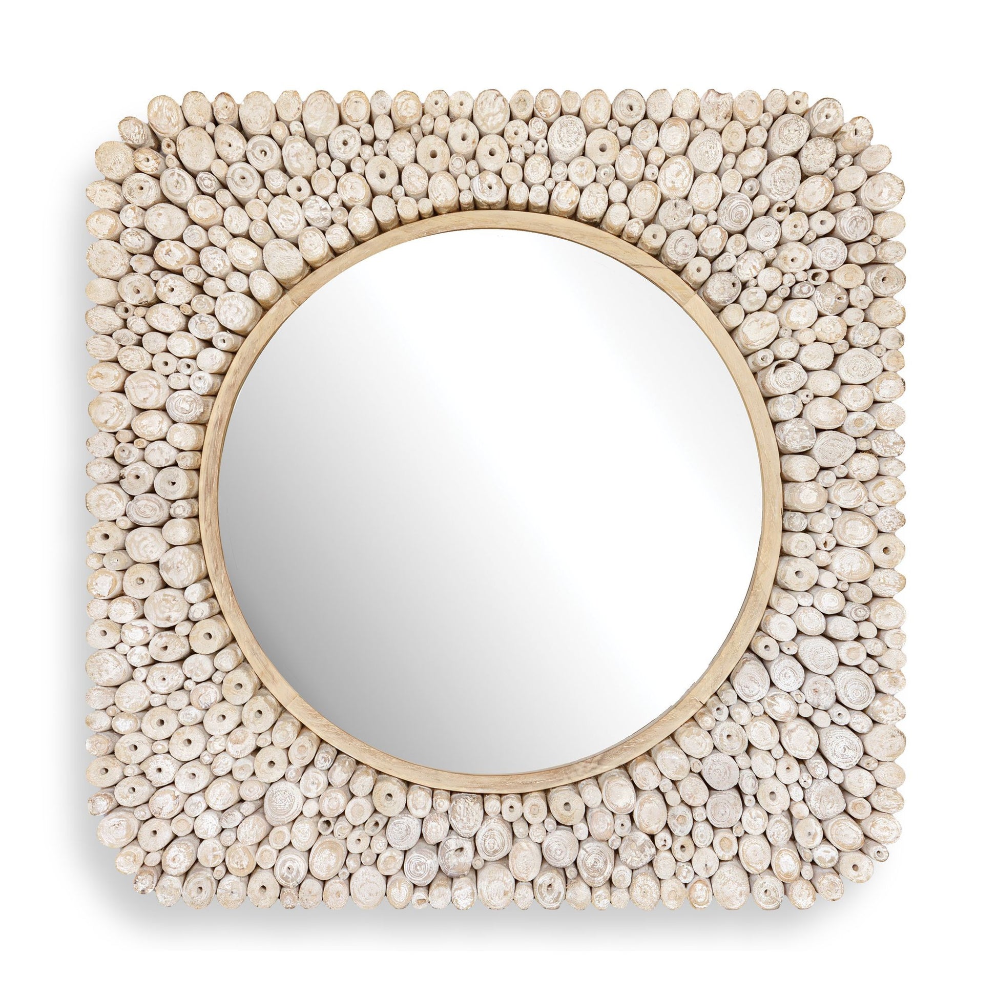 Uttermost - 08299 - Mirror - Merak - Natural Teak Wood