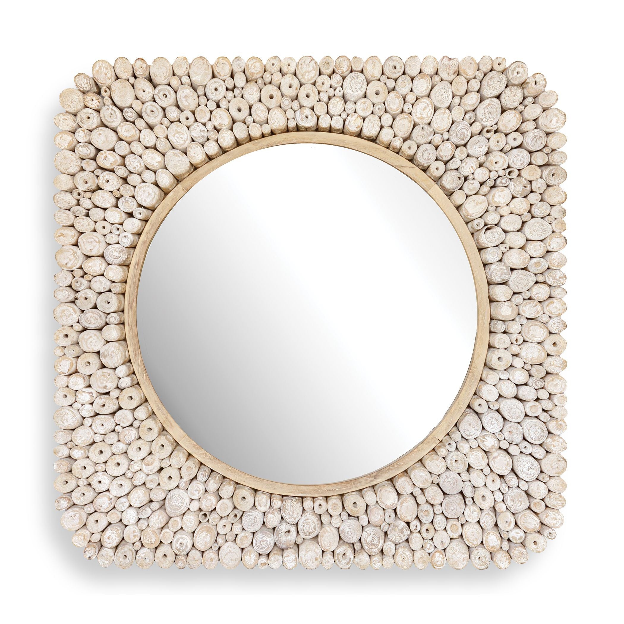 Uttermost - 08299 - Mirror - Merak - Natural Teak Wood