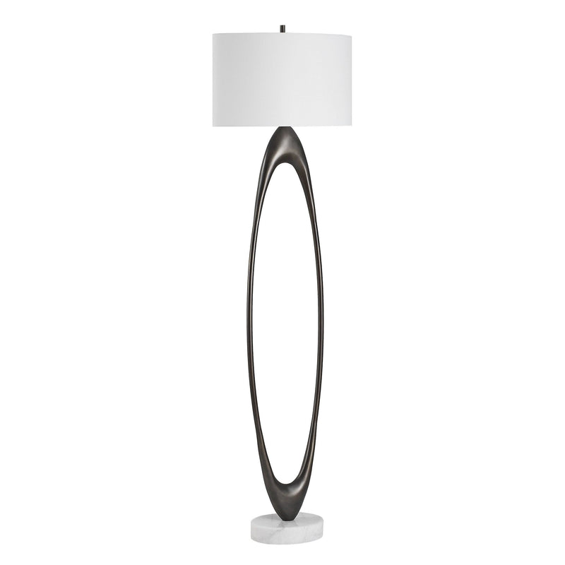 Uttermost - 30643 - One Light Floor Lamp - Sonic - Antique Brass