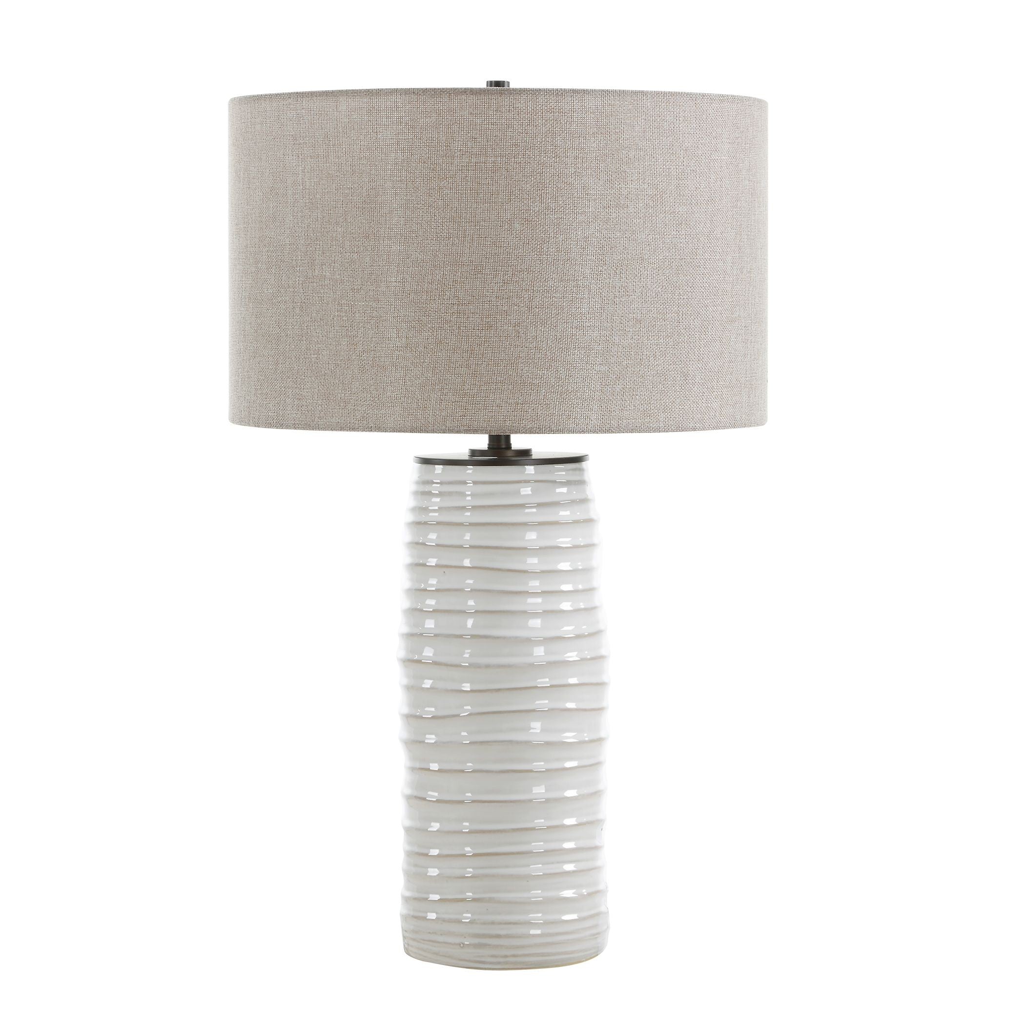 Uttermost - 30665 - One Light Table Lamp - Barat - Sleek Black